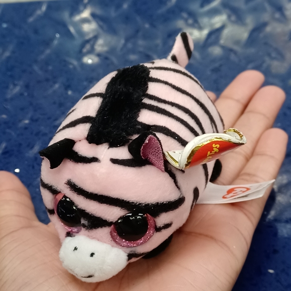 •Teeny Ty Beanie Babies Pennie Zebra - Picture 14 of 17